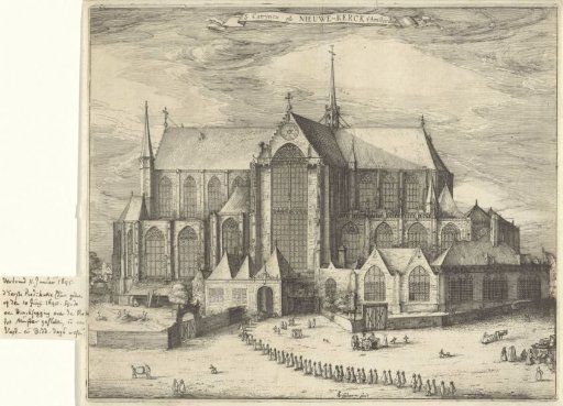 View of the Nieuwe Kerk in Amsterdam
