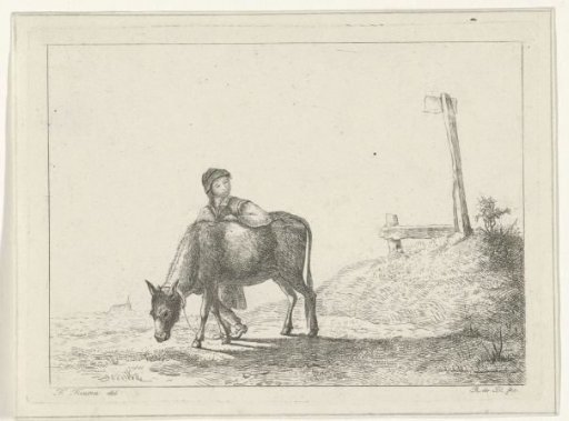 Boy and a Donkey