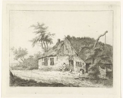 Farm with Peasant Couple