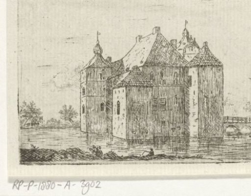 Side view of Castle de Cannenburch