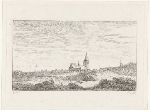 Village by the sea