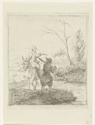 Two Men by a River