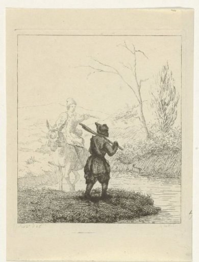 Two Men by a River