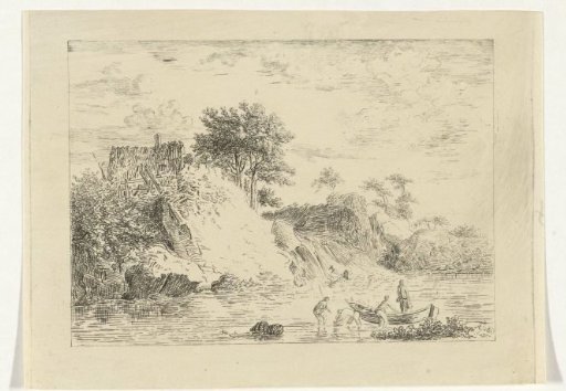 Landscape with a lake