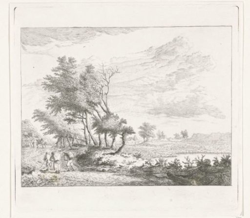 Travellers in a landscape