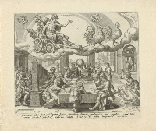 The planet Mercury and his children