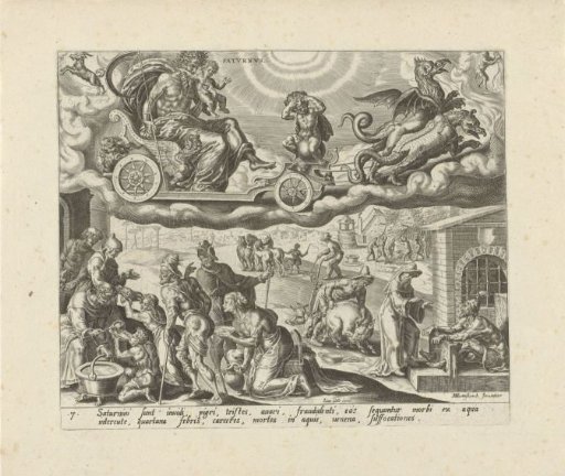 The Planet Saturn and His Children