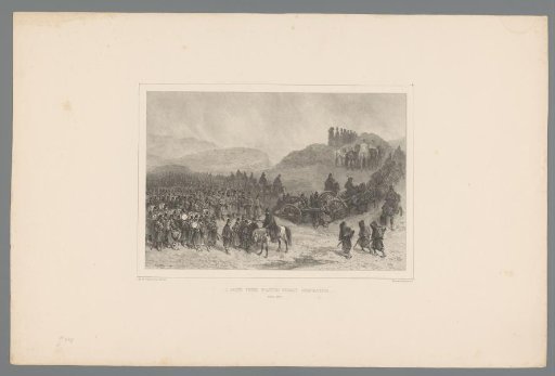 French soldiers and cannons are put in position, October 1837