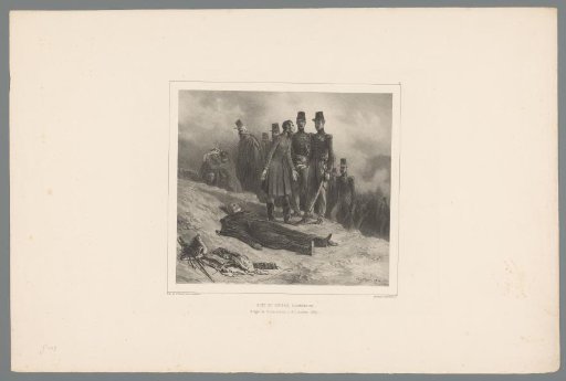 Body of General Damrémont during the siege of Constantine, 12 October 1837