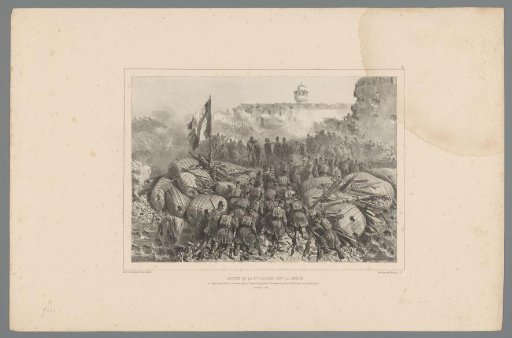 French soldiers at the edge of Constantine, 13 October 1837
