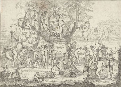 Bacchantes with Silenus and an elephant