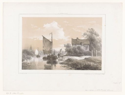 Man on a moored sailing boat in conversation with a woman