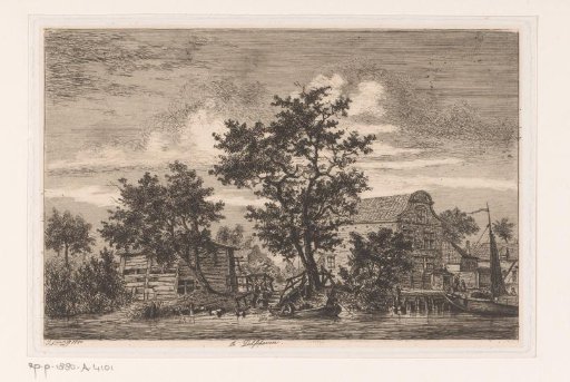 View of Delfshaven from the Water