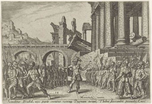 The People of Israel Divided Between Tibni and Omri