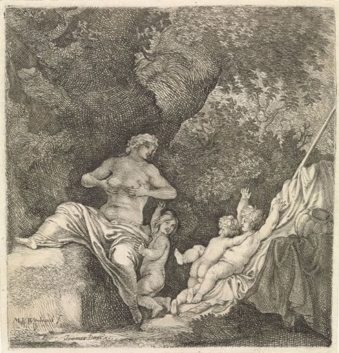 Woman with Three Children