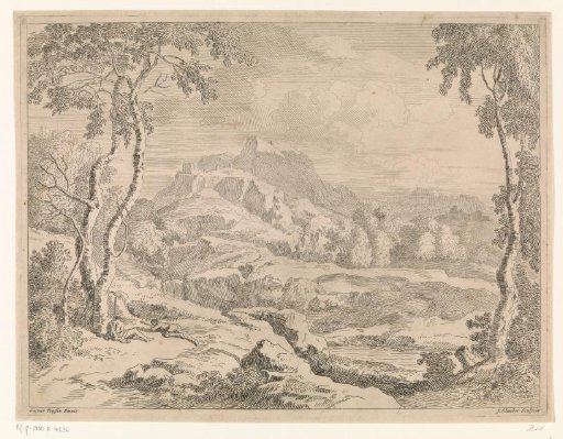 Landscape with shepherds