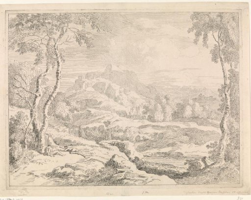 Landscape with shepherds