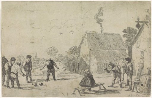 Peasants Playing Boules