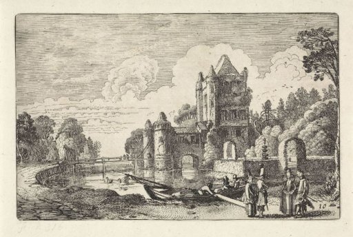 Landscape with the Amsterdam Gate at Haarlem