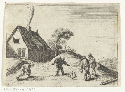 Peasants bowling