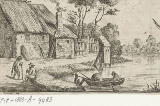 Landscape with a Farm and Water