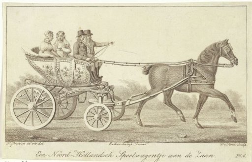 Two couples in a carriage