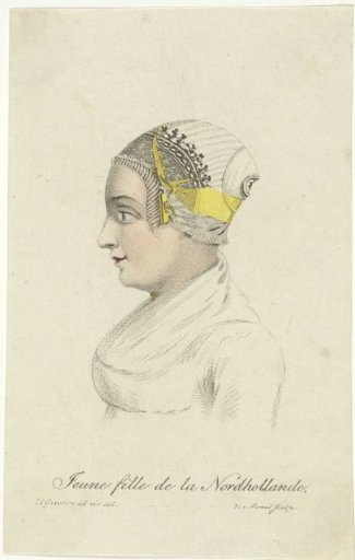 Bust of a girl in costume B