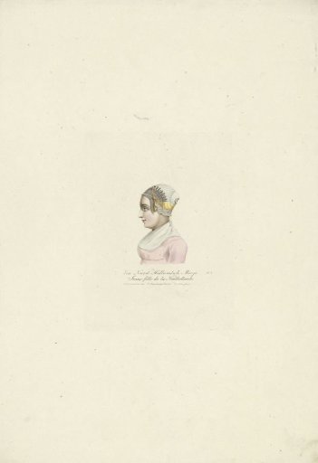 Bust of a girl in costume B