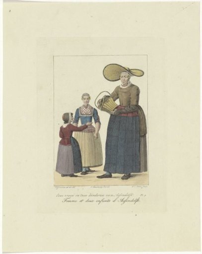 Woman and two children from Assendelft