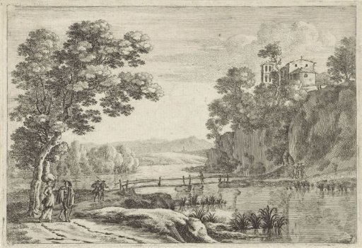 Landscape with a Wooden Bridge