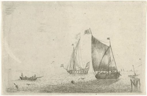 Seascape with a Fishing Boat