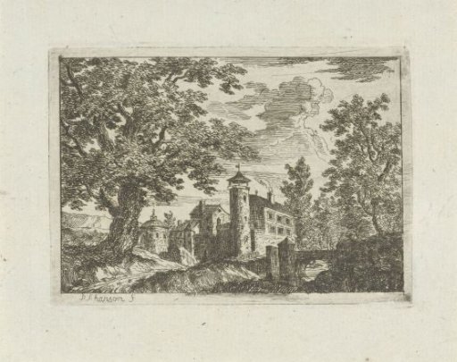 Castle in a landscape