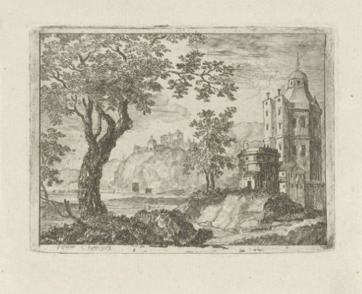 Tower in a landscape