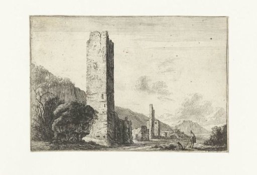 Landscape with a square tower