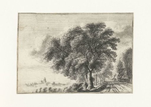 Landscape with a view of Dordrecht to the left