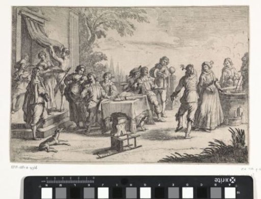 Prodigal Son Squandering His Inheritance