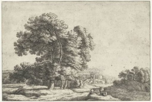 Landscape with a shepherd