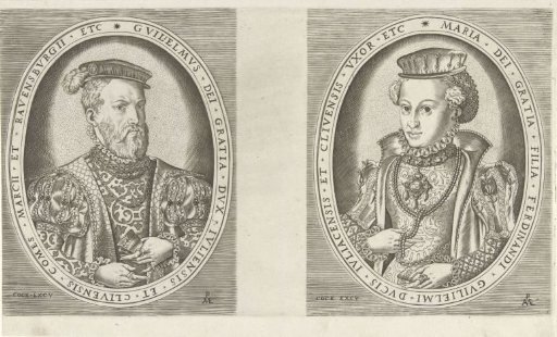 Portraits of William II, Duke of Guelders, and of Mary of Austria, Duchess of Guelders