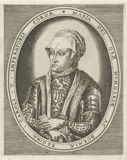 Portrait of Regent Mary of Hungary