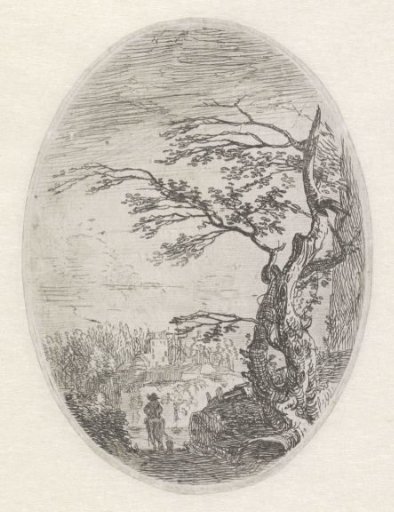 Landscape with a horseman