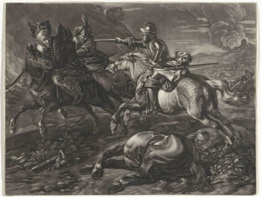 Janissaries in battle