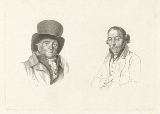 Portraits of Johannes Petrus van Horstok and Warner Horstink