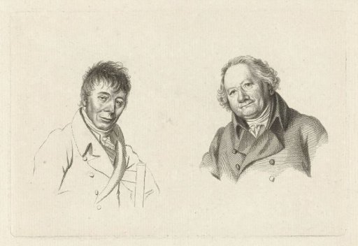 Portraits of Daniël Dupré and Christiaan Welmeer