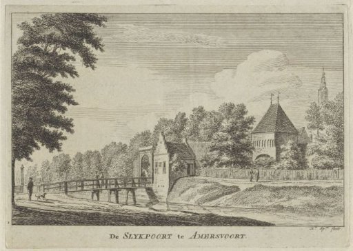 View of the Slijk Gate at Amersfoort