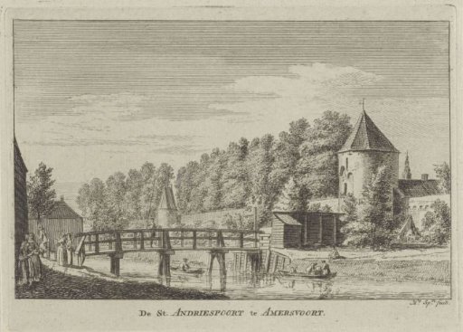 View of the Sint Andries Gate at Amersfoort