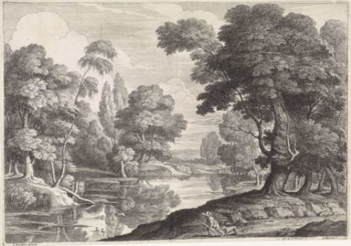 Landscape with a Hunter Hunting Ducks