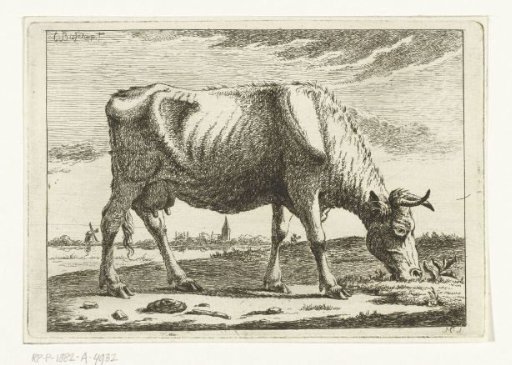 Landscape with a Grazing Cow