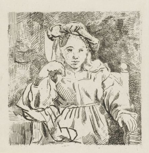 Seated girl
