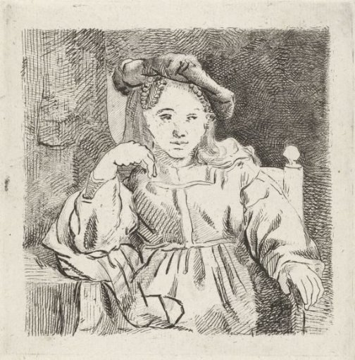Seated girl