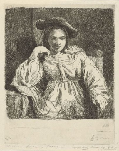 Seated girl